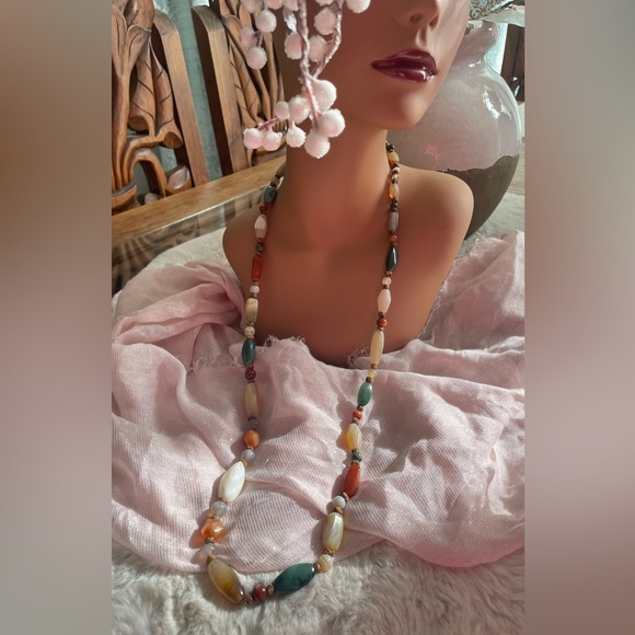 Gorgeous Multi Stone Necklace - Picture 9 of 10